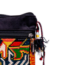 Load image into Gallery viewer, Iroki Embroidered Traditional Silk Sling in Warm Palette - Iroki Summer Garden | NOVICA