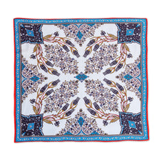 Load image into Gallery viewer, Handwoven 100% Silk Vine and Floral-Themed Handkerchief - Chic Patterns | NOVICA