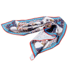 Load image into Gallery viewer, Handwoven 100% Silk Vine and Floral-Themed Handkerchief - Chic Patterns | NOVICA