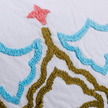 Load image into Gallery viewer, Traditional Tajik Embroidered Suzani Cotton Cushion Cover - Tajik Style | NOVICA