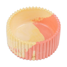 Load image into Gallery viewer, Yellow and Orange Plaster Catchall and Tray Set (3 Pieces) - Sunny Life | NOVICA