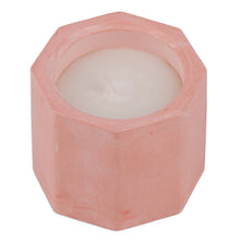 Load image into Gallery viewer, Pink Plaster Tealight Candleholder and Tray Set (3 Pieces) - Pink Fragrance | NOVICA