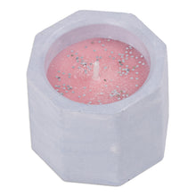 Load image into Gallery viewer, Purple Plaster Tealight Candleholder and Tray Set (3 Pieces) - Purple Fragrance | NOVICA