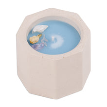 Load image into Gallery viewer, Purple Plaster Tealight Candleholder and Tray Set (3 Pieces) - Purple Fragrance | NOVICA