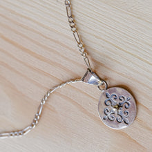 Load image into Gallery viewer, Baroque-Inspired Oval Sterling Silver Pendant Necklace - Medal of Eminence | NOVICA