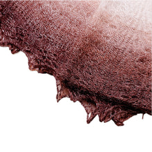 Load image into Gallery viewer, Handwoven Soft 100% Cashmere Wool Scarf in Brown and White - Earth's Act | NOVICA