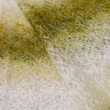 Load image into Gallery viewer, Handwoven Soft 100% Cashmere Wool Scarf in Green and White - Nature's Act | NOVICA