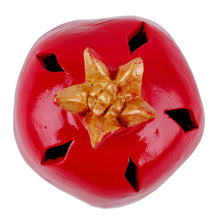 Load image into Gallery viewer, Handcrafted Faience Pomegranate-Themed Porcelain Figurine - Little Hope of Passion | NOVICA
