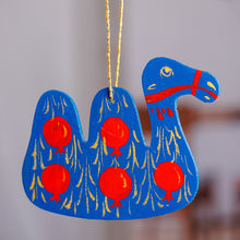 Load image into Gallery viewer, Painted Lacquered Camel-Shaped Walnut Wood Ornament - Classic Camel | NOVICA