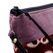 Load image into Gallery viewer, Purple Wristlet with Ikat Accent Handcrafted in Uzbekistan - Glam Radiance | NOVICA