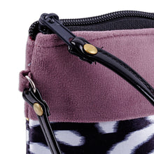 Load image into Gallery viewer, Handcrafted Wristlet with Ikat Accent in Purple Shades - Glam Fashion | NOVICA