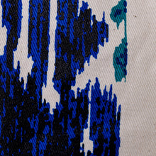 Load image into Gallery viewer, Ikat-Patterned Blue Cotton Tote Bag Handmade in Uzbekistan - Ikat's Blue Spell | NOVICA