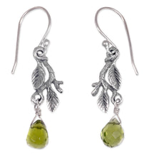 Load image into Gallery viewer, Women's Sterling Silver Dangle Earrings - Rainforest | NOVICA