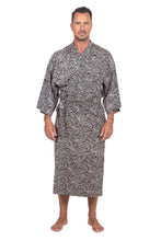 Load image into Gallery viewer, 100% Cotton Artisan Batik Robe - Bedeg | NOVICA