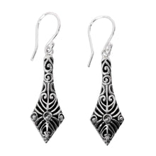 Load image into Gallery viewer, Sterling Silver 925 Handcrafted Balinese Dangle Earrings - Flying Kites | NOVICA