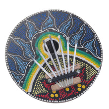 Load image into Gallery viewer, Handmade Coconut Shell and Wood Kalimba Thumb Piano - Early to Rise | NOVICA