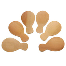 Load image into Gallery viewer, Handmade Sawo Wood Sugar Spoons from Bali (Set of 6) - Time with Friends | NOVICA