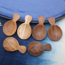 Load image into Gallery viewer, Handmade Sawo Wood Sugar Spoons from Bali (Set of 6) - Time with Friends | NOVICA