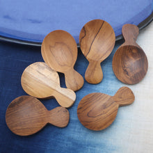 Load image into Gallery viewer, Handmade Sawo Wood Sugar Spoons from Bali (Set of 6) - Time with Friends | NOVICA