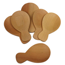 Load image into Gallery viewer, Handmade Sawo Wood Sugar Spoons from Bali (Set of 6) - Time with Friends | NOVICA