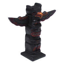 Load image into Gallery viewer, Hand-Carved Wood Totem Statuette from Bali - Garuda Totem | NOVICA