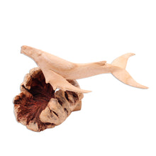 Load image into Gallery viewer, Hand Carved Wood Gray Whale Sculpture from Bali - Elegant Gray Whale | NOVICA