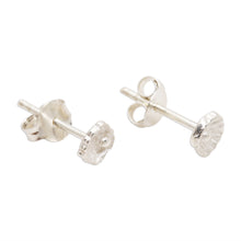 Load image into Gallery viewer, Sterling Silver Shell Motif Post Earrings - Scallop Shell | NOVICA
