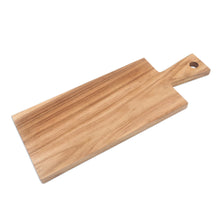 Load image into Gallery viewer, Handmade Rectangular Teak Wood Cutting Board from Bali - Chef's Kiss | NOVICA