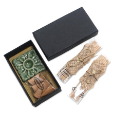 Load image into Gallery viewer, Handcrafted Sandalwood and Jasmine Incense Set - Scents of the Tropics | NOVICA