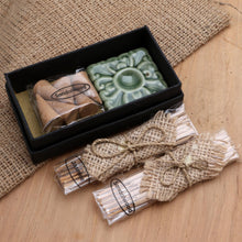 Load image into Gallery viewer, Handcrafted Sandalwood and Jasmine Incense Set - Scents of the Tropics | NOVICA