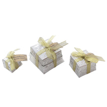 Load image into Gallery viewer, Handmade Aluminum Tinned Beeswax Candles (Set of 3) - Evening Glow | NOVICA
