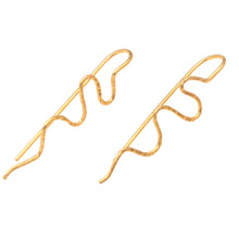 Load image into Gallery viewer, 18k Gold-plated Hand-crafted Drop Earrings from Indonesia - Beautiful Movement | NOVICA