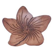 Load image into Gallery viewer, Balinese Artisan Made Floral Coconut Shell Soap Dish - Hibiscus Home | NOVICA