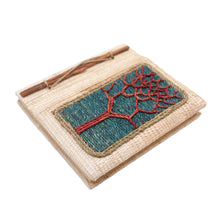 Load image into Gallery viewer, Hand-Crafted Eco-Friendly Natural Fiber Tree-Themed Journal - Under The Tree | NOVICA