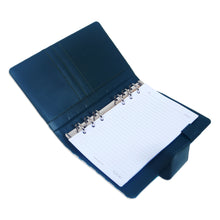 Load image into Gallery viewer, Handcrafted Batik Faux Leather Planner in Green from Java - Ivy Geometry | NOVICA