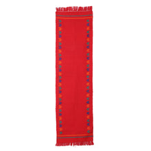 Load image into Gallery viewer, Handcrafted Cotton Red Runner Table Linen - Festive India