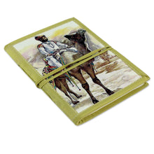 Load image into Gallery viewer, 48-page Handmade Paper Handcrafted Journal - Rajasthani Gentleman | NOVICA