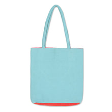 Load image into Gallery viewer, Artisan Crafted Embroidered 100% Cotton Floral Shoulder Bag - Floral Emblem