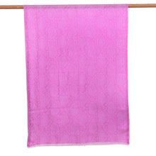 Load image into Gallery viewer, Woven Wool Shawl with Paisley Motifs in Wisteria from India - Wisteria Paisley | NOVICA