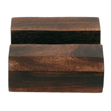 Load image into Gallery viewer, Wood Cell Phone Stand Hand Carved in India - Close At Hand