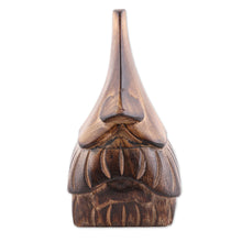 Load image into Gallery viewer, Whimsical Mustached Face Mango Wood Eyeglasses Holder - Mustachio