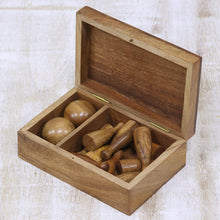Load image into Gallery viewer, Handcrafted Acacia Wood Bowling Game from India - Strike or Spare | NOVICA