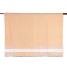 Load image into Gallery viewer, Handwoven Cotton Sarong in Buff - Stylish Stripes in Buff