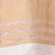 Load image into Gallery viewer, Handwoven Cotton Sarong in Buff - Stylish Stripes in Buff