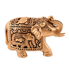 Load image into Gallery viewer, Golden Elephant Sculpture - Regal Golden Elephant