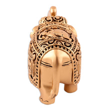 Load image into Gallery viewer, Golden Elephant Sculpture - Regal Golden Elephant