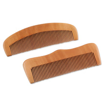 Load image into Gallery viewer, Cane Wood Hand Carved Set of 2 Combs - Floral Delight