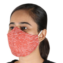 Load image into Gallery viewer, Triple Layer Reusable Face Masks Slate Terracotta Set of 4 - Modern Style | NOVICA
