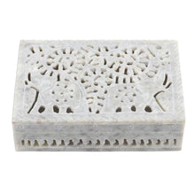 Load image into Gallery viewer, Hand Crafted Decorative Soapstone Elephant Box - Royal Greetings | NOVICA
