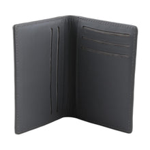 Load image into Gallery viewer, Men's Textured Grey Leather Wallet - Classy Companion